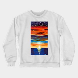 'SUNSET AS A DIVINE GESTURE' (VERSION #2) Crewneck Sweatshirt